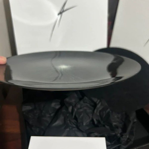 Set of 2 porcelain plates 17.5cm by Ann Demeulemeester for Serax