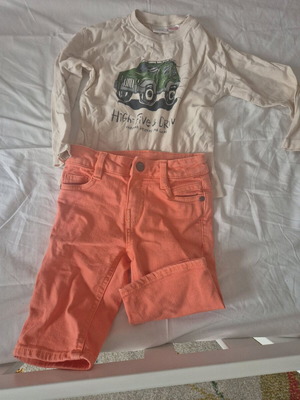 Boys' set Zara top and Orchestra jeans-style pants like new 24-36 months