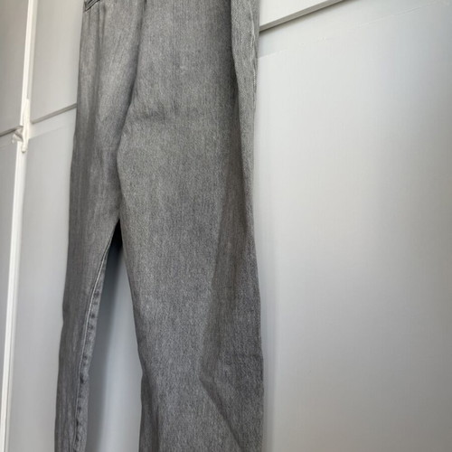 ZARA Z1975 high-waisted grey paperbag jeans, size EUR 36