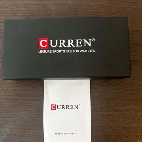 Curren men's watch brown like new with box