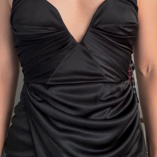 Ohpolly black mid-length dress size UK12 (M) like new