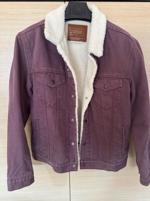 Ανδρικό μπουφάν Levi's σε πολύ καλή κατάσταση, μωβ, μέγεθος M
