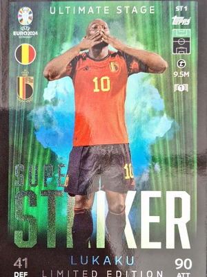 Romelu Lukaku Super Striker Limited Edition EURO 2024 like new