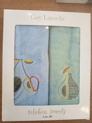 Kitchen towel set 2 pcs new
