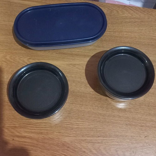 Tupperware new, set of 4 pieces for honey, butter or jam