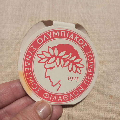 Olympiakos collectible matches used, Pepsi collaboration 90s