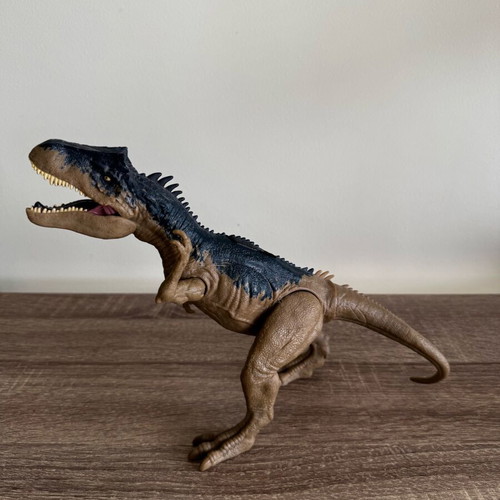 Mattel Jurassic World Sound Allosaurus δεινόσαυρος σαν καινούργιος με ήχους και κινούμενα μέλη