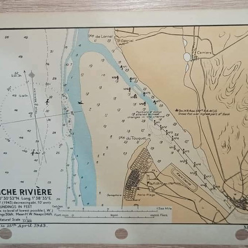 Normandy Landing Maps 1943 like new, 16 authentic Anglo-French maps