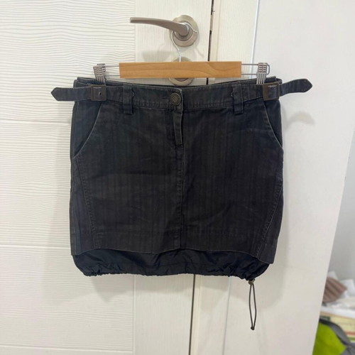 Max & Co Mini Denim Skirt with Belt Detail used, size US4 GB6