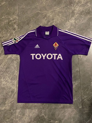 Fiorentina Signed Jersey 2004-2005 Season Used, Size 38/40