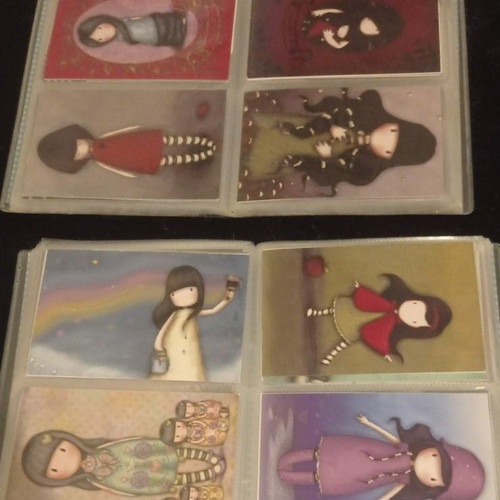 Santoro Photocards Two Full Albums Like New, Over 250 Cards