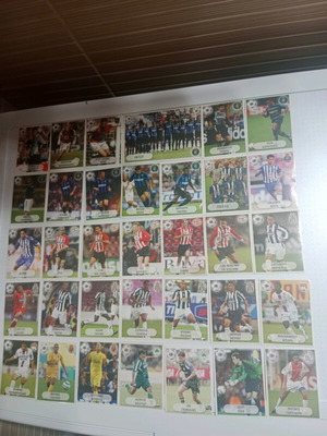 Europe's Champions 2005-2006 stickers used, pack of 58