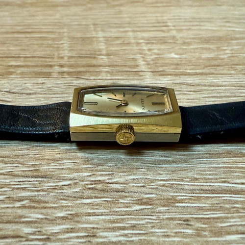 Zenith Cocktail Vintage Watch new old stock, women's, gold tone
