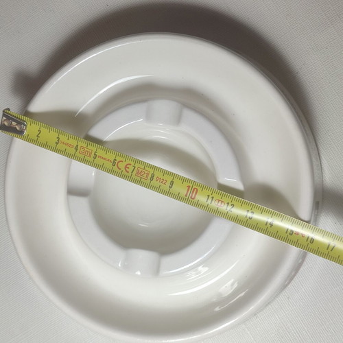 Martini vintage porcelain ashtray used with 2 cracks