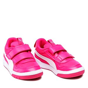 Puma Παιδικό Sneaker Multiflex με Σκρατς Ροζ  380845-07