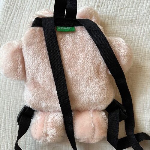 Benetton girls' teddy bear backpack used