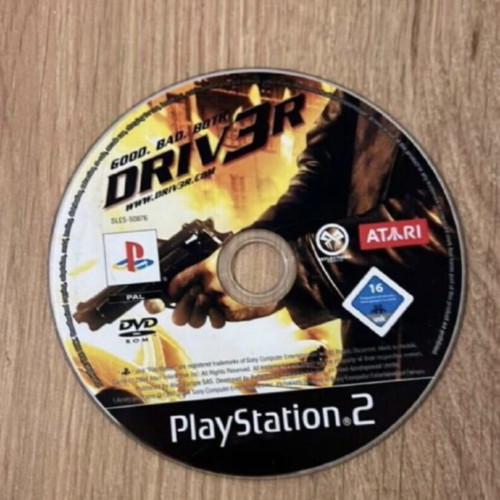 Driver 3 used for PlayStation 2 fully functional