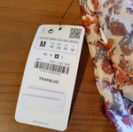 ZARA Trafaluc φόρεμα αφόρετο με το καρτελάκι κόκκινο μέγεθος M
