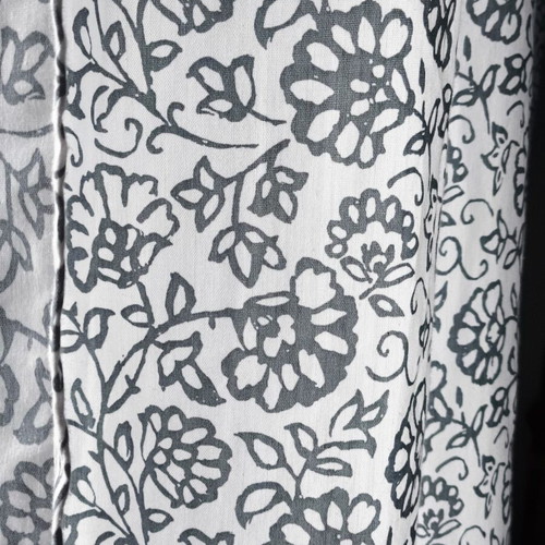 IKEA Mjolkort curtains 2 panels like new, floral blue white