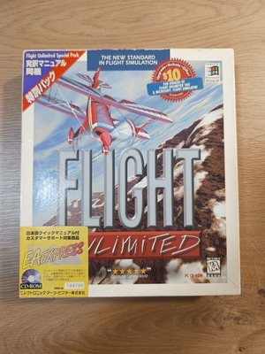 Flight Unlimited PC simulation game used, big box edition