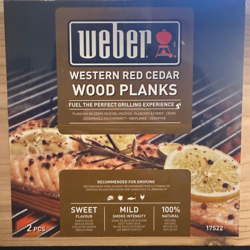 Weber Western Red Cedar Wood Planks new, pack of 2 for smoking