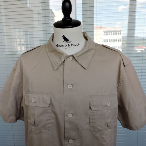 Brandit Individual Wear Men's Beige Short Sleeve Shirt XL like new