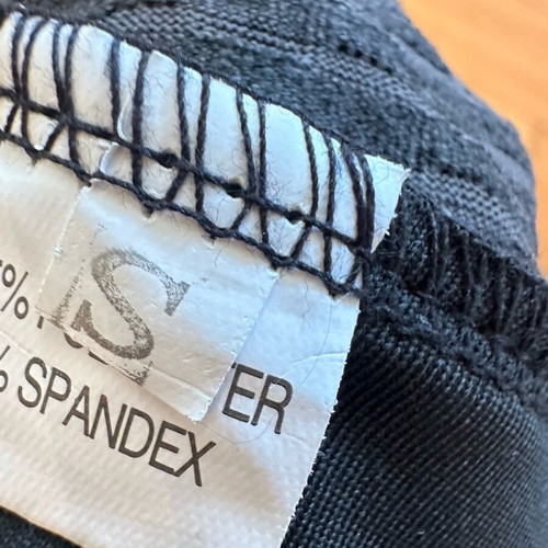 Leggings new, gray, small, elastic and lightweight