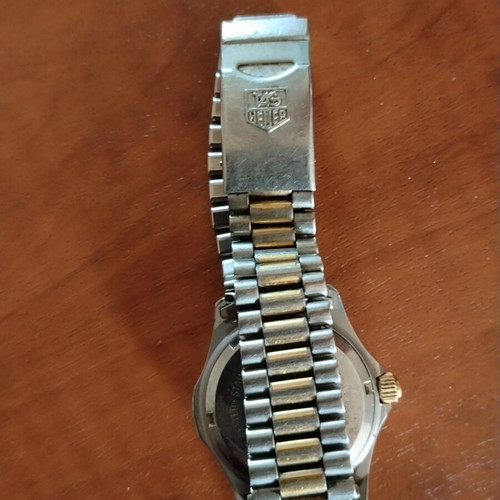 Tag Heuer men's watch used, gold and silver
