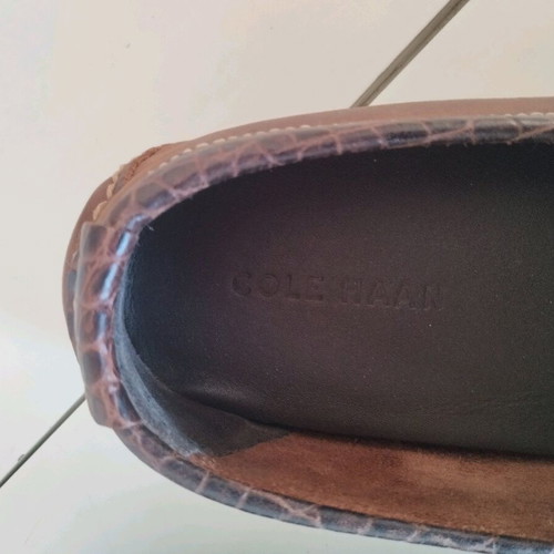Cole Haan Men's Leather Loafers Size 42.5 Brown Like New