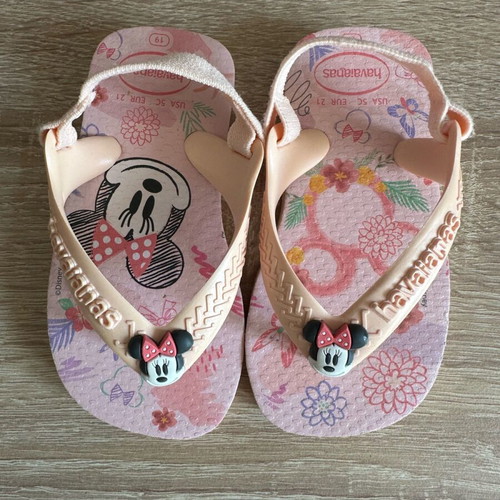 Βρεφικές Havaianas σαγιονάρες νούμερο 19 σαν καινούργιο με λάστιχο αφόρετες