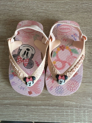 Βρεφικές Havaianas σαγιονάρες νούμερο 19 σαν καινούργιο με λάστιχο αφόρετες