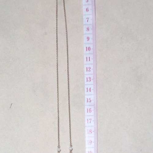Silver 925° gold-plated necklace with rose gold and enamel Gregio new