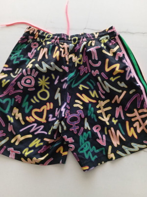Adidas men's swim shorts like new, size XS, multicolor