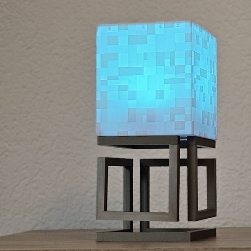 LED decorative Cube lamp new with pixel design and 3D printing