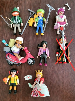 Φιγούρες Playmobil καινούργιες, πακέτο 7 τεμαχίων