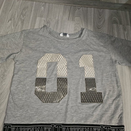 Primark girls' blouse 11-12 years gray like new