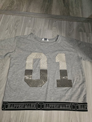 Primark girls' blouse 11-12 years gray like new