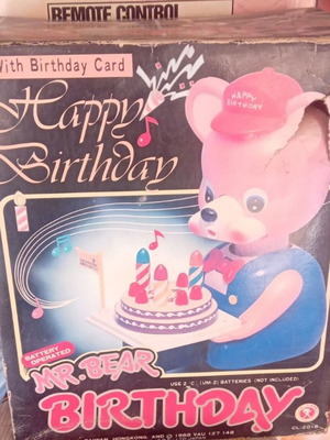Παιχνίδι Mr. Bear Birthday με μπαταρίες