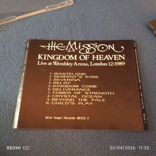 CD The Mission Kingdom of Heaven καινούργιο, unofficial recording