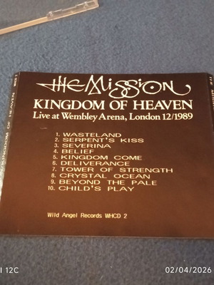 CD The Mission Kingdom of Heaven καινούργιο, unofficial recording