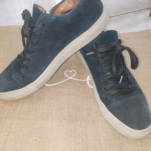 John Varvatos shoes like new, size 42.5-43, white and blue