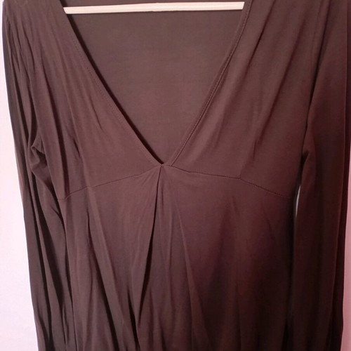 Anel brown elastic blouse like new, fits M to XL