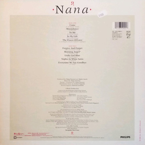 Nana Mouskouri Nana The Power of Love vinyl used, folk