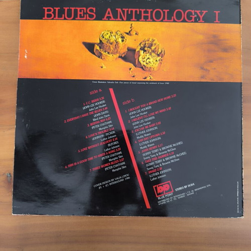 Blues Anthology I vinyl record like new, Blue Point 1986