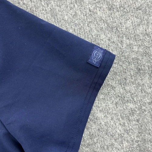 Dickies scrubs nurse work blouse XL blue with pockets used