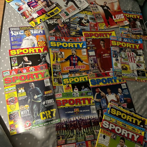 Sporty and Top Scorer football magazines used, collection of 21 issues