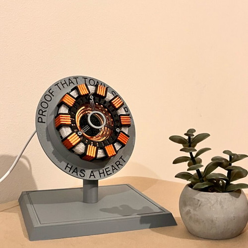 Iron-Man Arc Reactor MK1 Marvel lamp made to order
