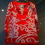  Tουνίκ κόκκινη - άσπρη Zara Woman