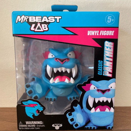 Mr Beast Lab Vinyl Figure Classic Panther new