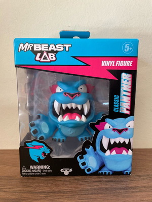 Mr Beast Lab Vinyl Figure Classic Panther new